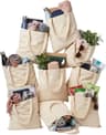 Pack Tote Bag 100% Algodón Natural