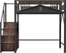 Cama loft metal