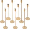 Candelabros de Metal Dorados