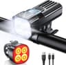 Luces para bicicleta con pantalla
