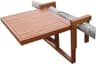 Mesa plegable de eucalipto