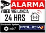 Pegatinas Alarma Videovigilancia 24H