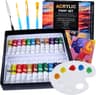 Juego de pinturas acrílicas para principiantes