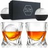 Vasos de whisky trenzados